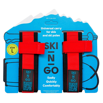 Приспособление для переноски лыж и лыжных палок SKI-N-GO 96-130 Red