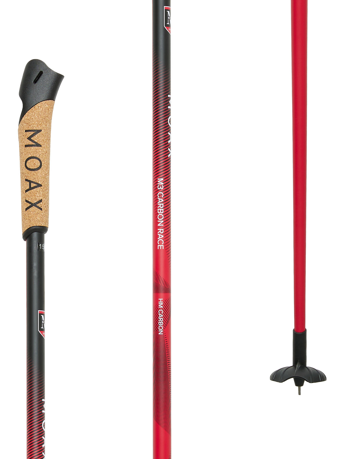 Лыжные палки MOAX M3 Carbon Race 16/9мм