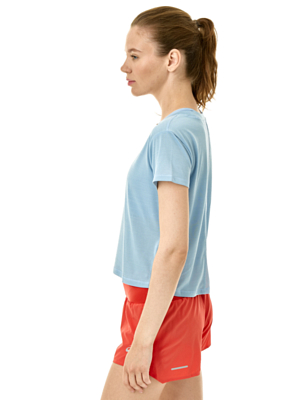 Футболка беговая Asics Race Crop Ss Mist