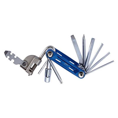Мультитул велосипедный BBB Prime Fold L Blue/Silver