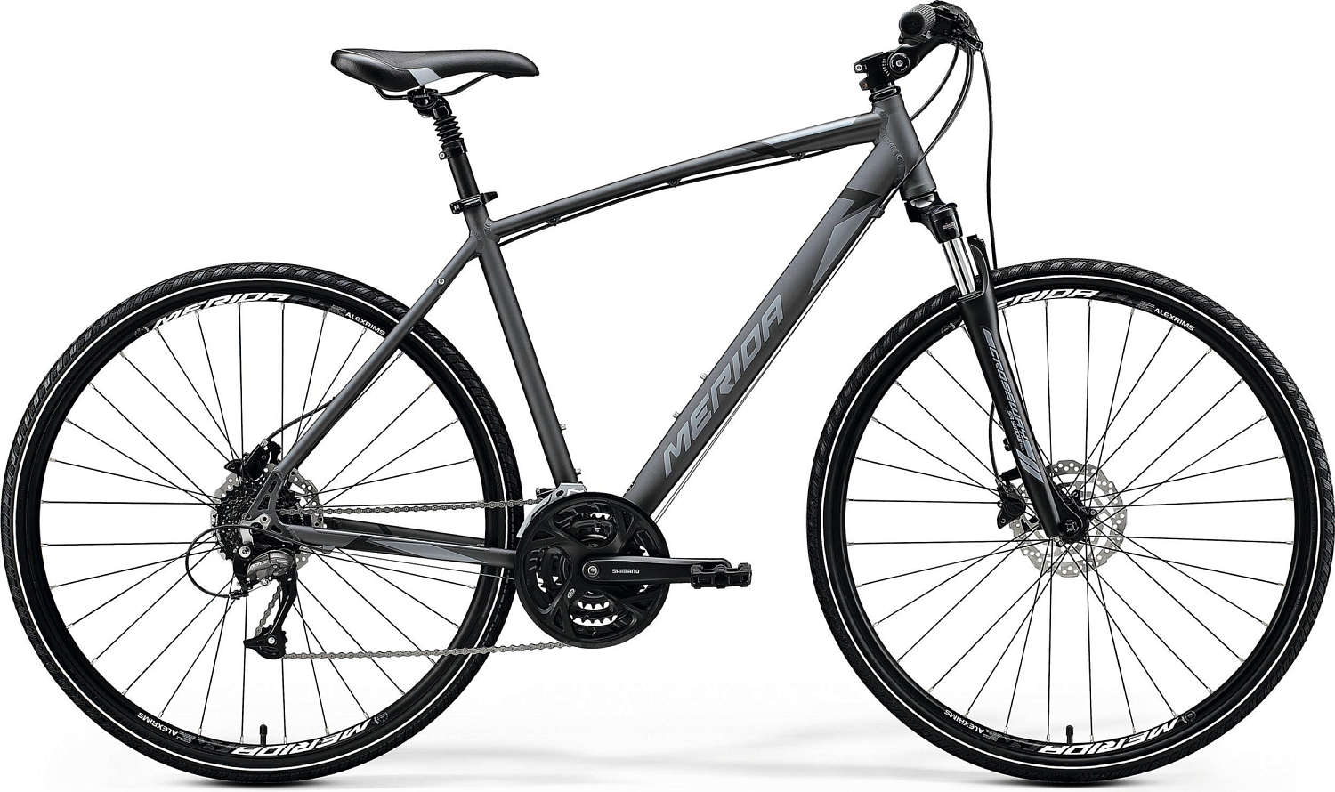 Велосипед MERIDA Crossway 40-D 700C 2020 SilkAnthracite/Black/Silver