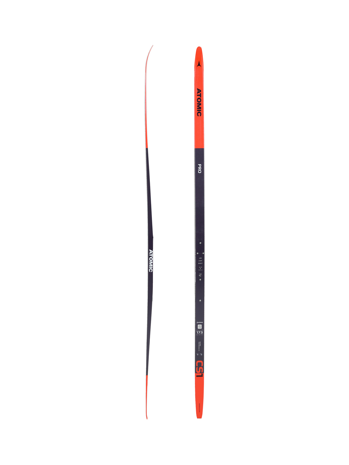 Беговые лыжи ATOMIC 2021-22 Pro Cs1 Light Grey/Grey/Orange