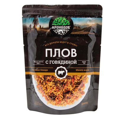 Туристическое питание Кронидов Плов с говядиной 250 г