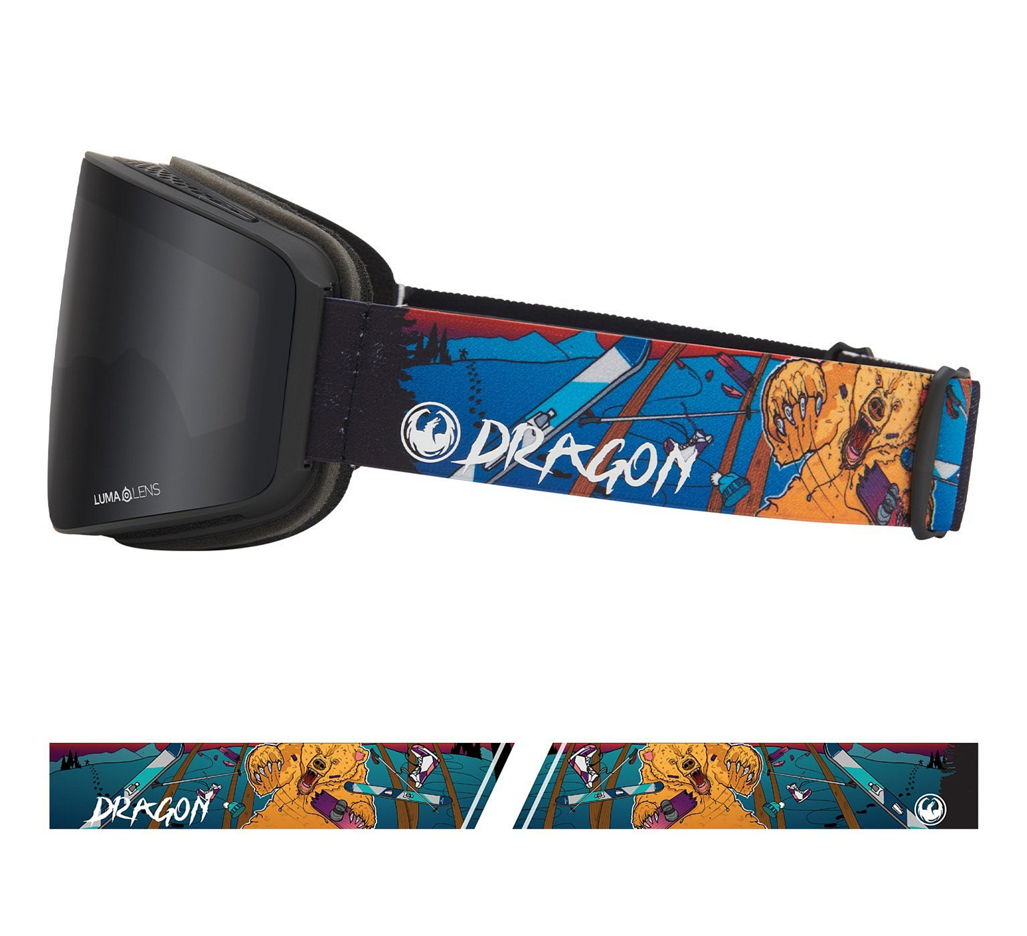 Очки горнолыжные Dragon 2020-21 PXV Teddy/LL Dark Smoke