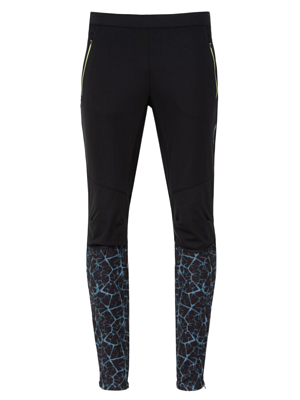 Брюки беговые Loeffler Frozen Ws Light Black/Light Green