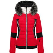 Куртка горнолыжная TONI SAILER 2018-19 MANOU FUR pink red