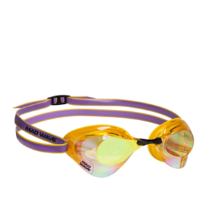 Очки для плавания MAD WAVE Turbo Racer II Rainbow Violet