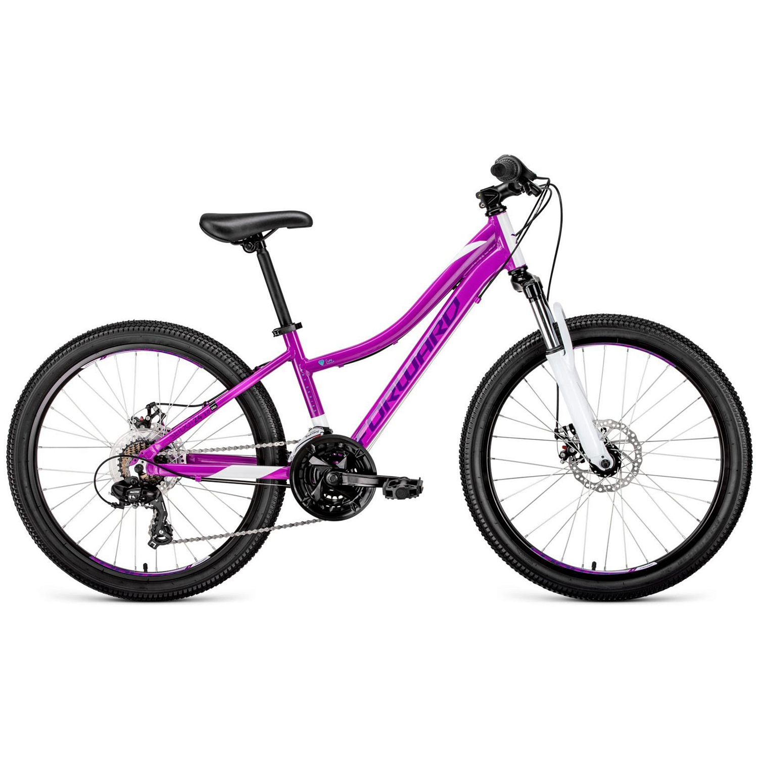 Велосипед Forward Seido 24 2.0 Disc 2019 Фиолетовый