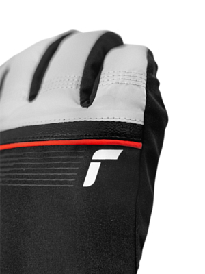 Перчатки REUSCH Snow King White/Fire Red/Black