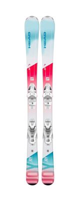 Горные лыжи с креплениями HEAD Joy Easy JRS (67-117)+JRS 4.5 GW CA BRAKE 80 white/mint