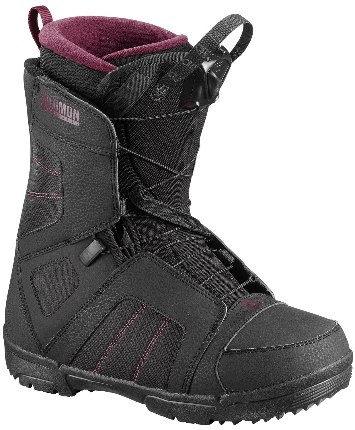 Ботинки для сноуборда SALOMON 2018-19 SCARLET Black