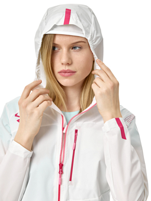 Куртка беговая Ternua Helium Lite Pure White/Raspberry