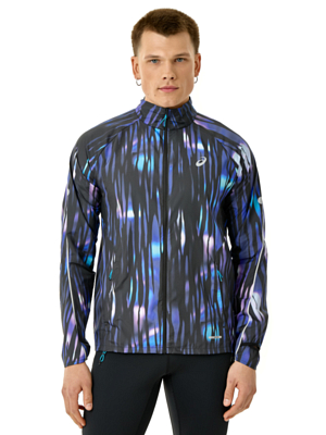Куртка беговая Asics Road Lite Show Packable Blue