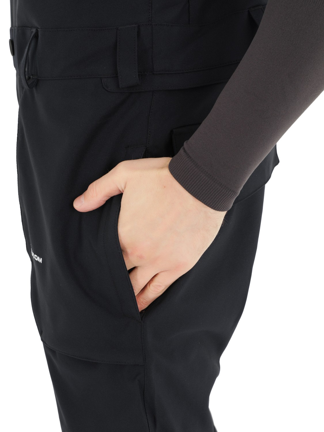 Полукомбинезон сноубордический мужской Volcom Roan Bib Overall Black ...