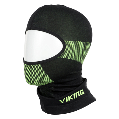 Балаклава VIKING Sigurd Junior Black/Lime
