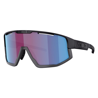 Очки солнцезащитные BLIZ Fusion Matt Black/Nordic Light/Begonia Violet Blue Multi S2
