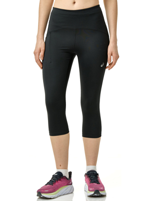 Тайтсы Asics Road High Waist Capri Black