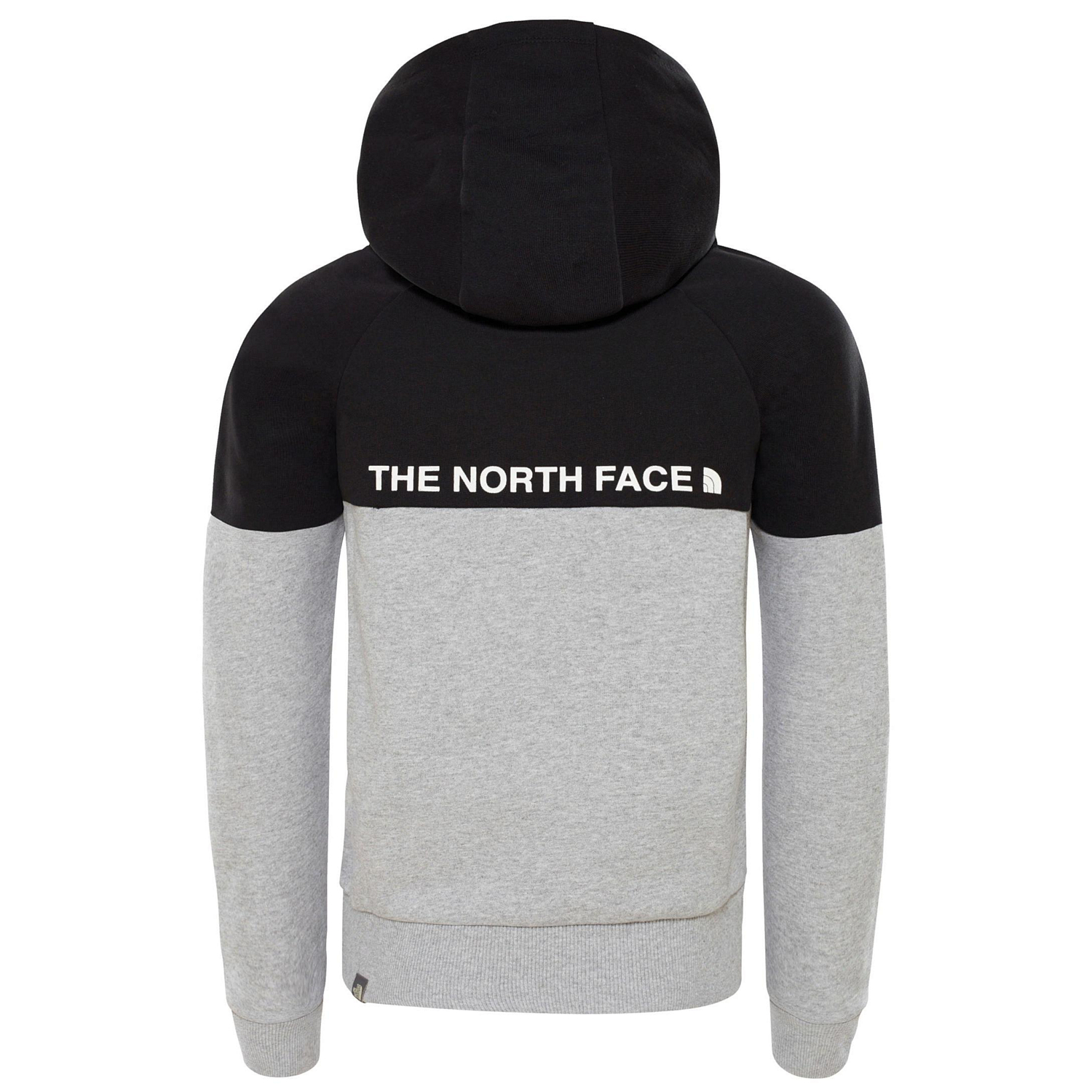 Толстовка для активного отдыха The North Face 2019 Y Drew Peak Raglan P TNF Light Grey Heather/TNF Black