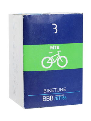 Велокамера BBB 2023 BikeTube 26x2,75/3,00 AV 33mm Black