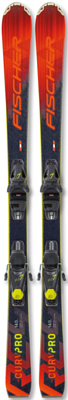 Горные лыжи с креплениями FISCHER 2020-21 RC4 THE CURV PRO (110-160) SLR + FJ7 AC