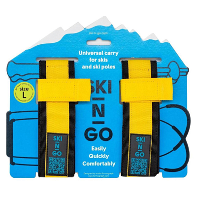 Приспособление для переноски лыж и лыжных палок SKI-N-GO 96-130 Yellow