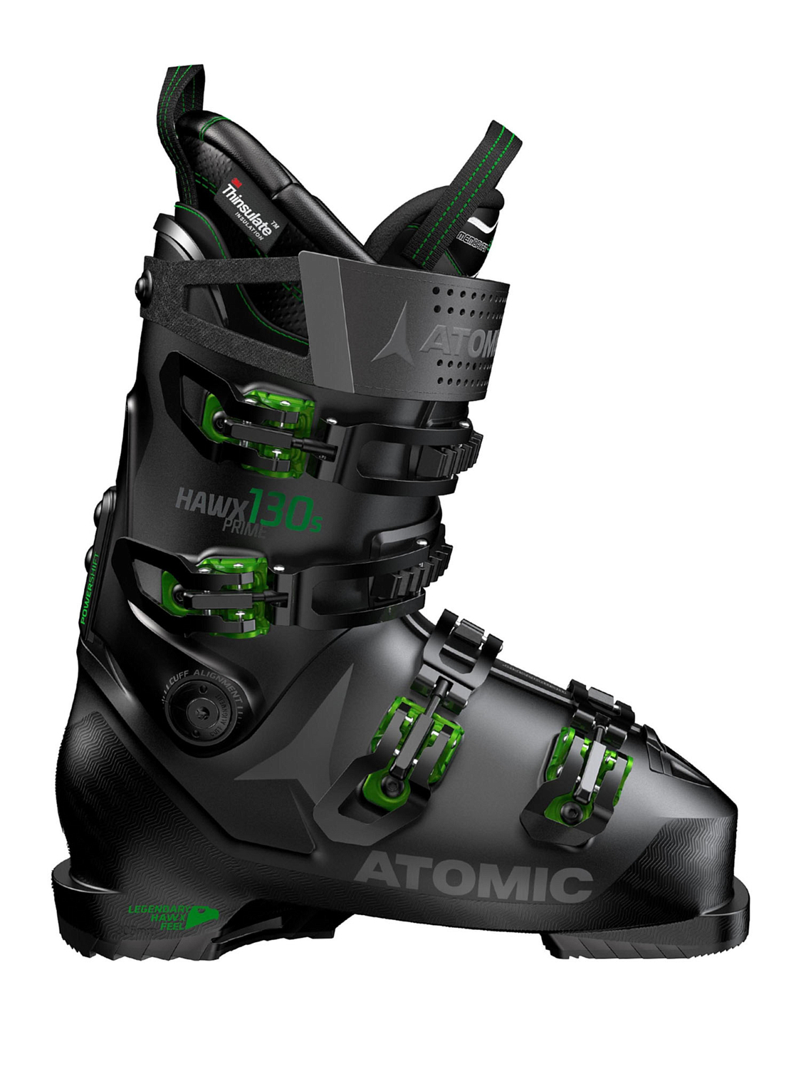 Горнолыжные ботинки ATOMIC Hawx Prime 130 Black/Green