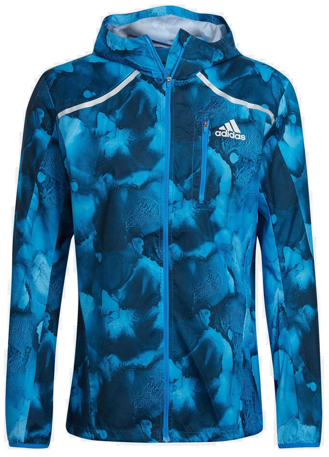 Куртка беговая Adidas Marathon Blue Rush