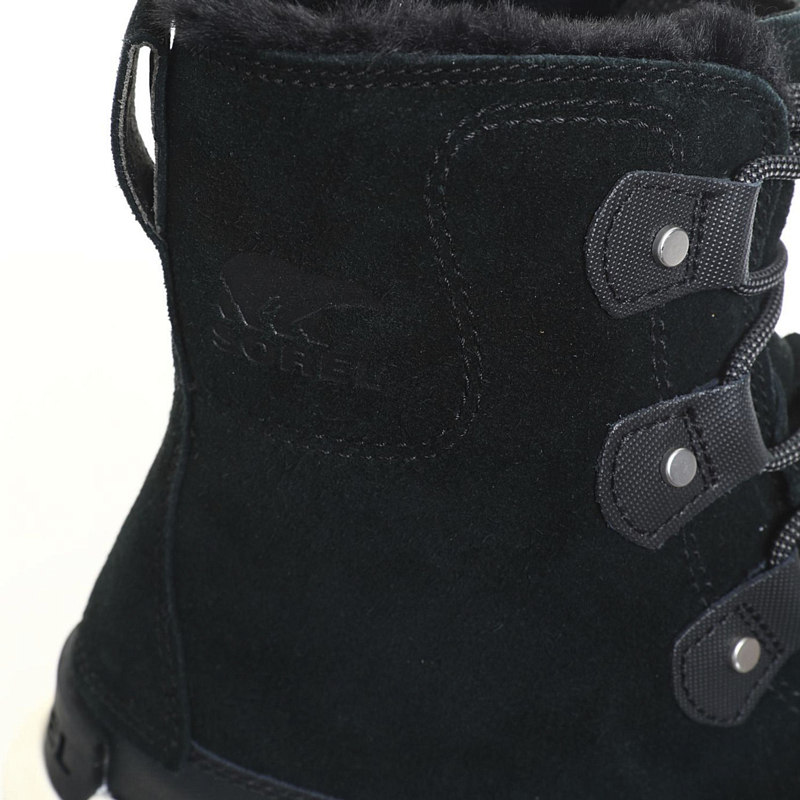 Sorel Explorer Ii Joan Faux Fur Wp Black Fawn