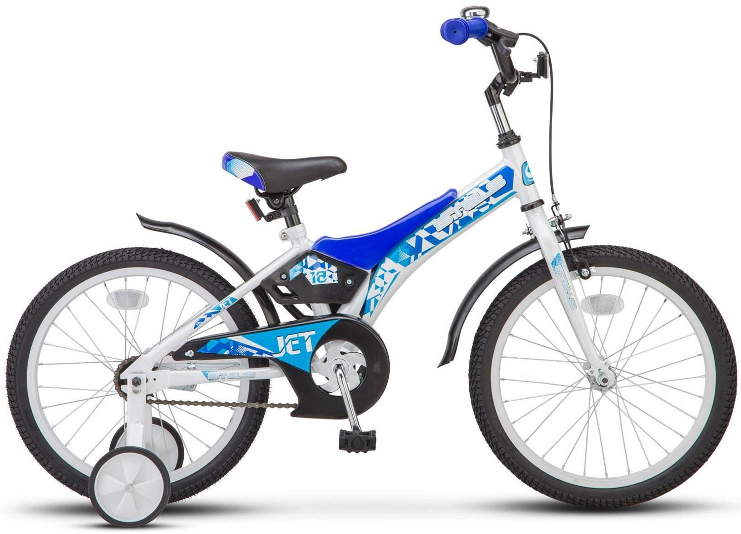 Велосипед Stels Jet 18 Z010 2019 Белый/Синий