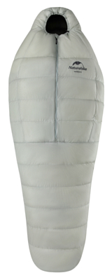 Спальник Naturehike Fireworks Ultra-Light Down Sleeping Bag L 662G Grey