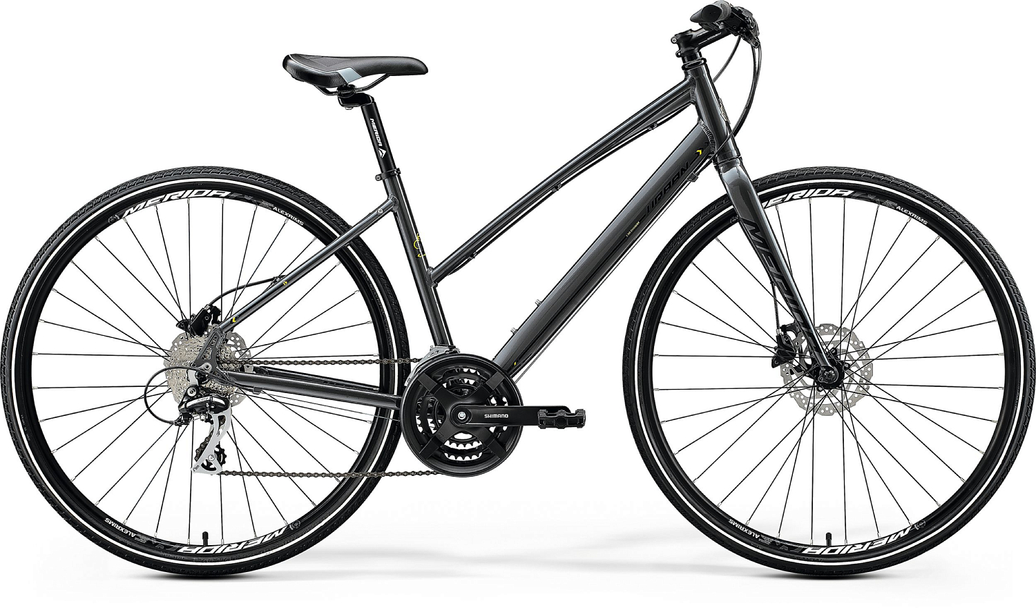 Велосипед MERIDA Crossway Urban 20D-Lady Fed 700 2020 DarkSilver/Lime