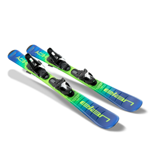 Горные лыжи с креплениями ELAN Jett Jrs 100-120 + El 4.5 Shift
