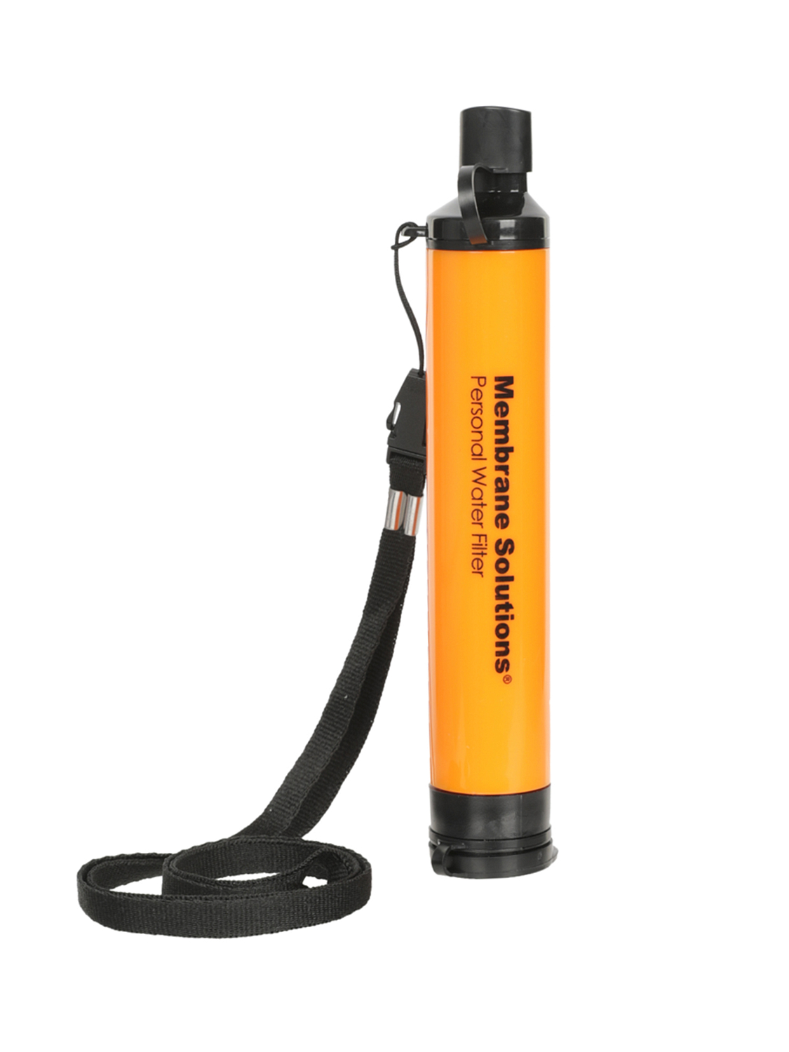 Фильтр для воды Membrane Solutions Water Filter Straw Blue 1Pk W Carrying Case Orange