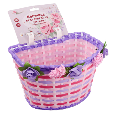 Корзина на руль Vinca Sport &quot;Rose&quot;