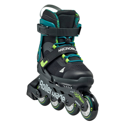 Роликовые коньки Rollerblade Microblade XT Black/Petrol Green