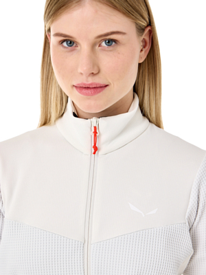 Флисовая куртка Salewa Puez Waffle Hybryd PL White