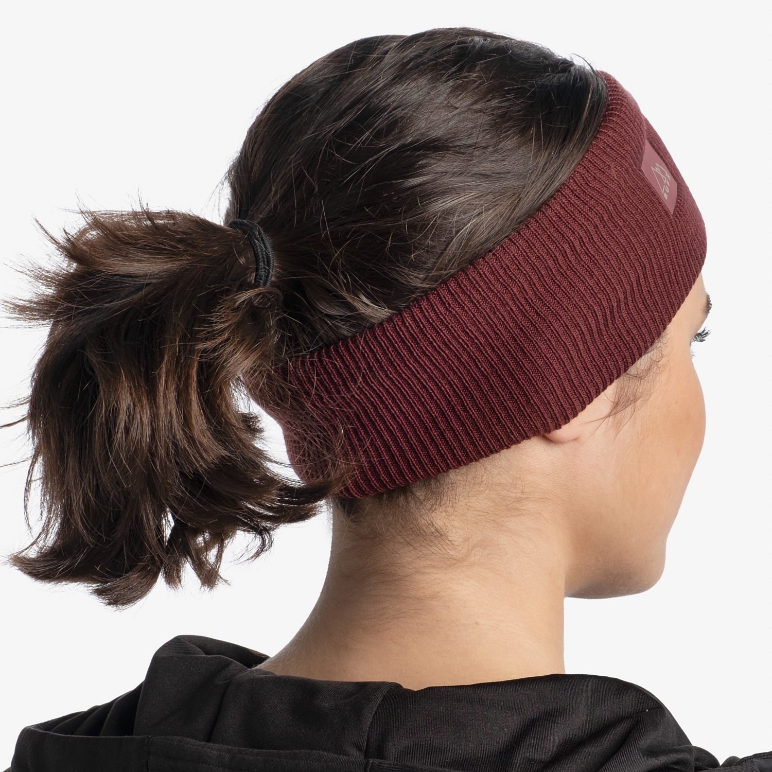 Повязка Buff CrossKnit Headband Solid Mahogany