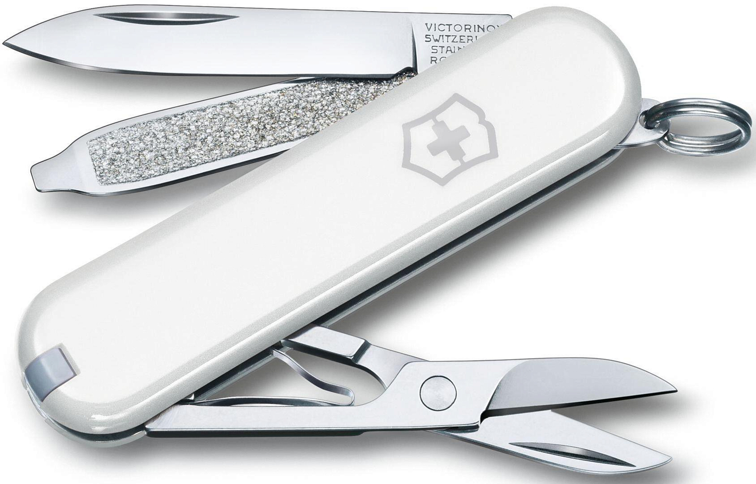 Нож Victorinox брелок Classic SD, 58 мм, 7 функций белый