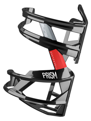 Флягодержатель Elite Cage Prism Left Glossy/Red Graphic