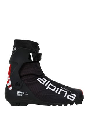 Лыжные ботинки Alpina. Racing Skate Red/Black/White