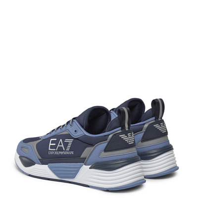 Кроссовки EA7 Emporio Armani X8X159 Blkiris Blue Silver – купить по ...