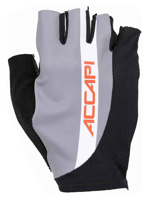 Перчатки Accapi Fingerless Cycling Gloves Gray/White