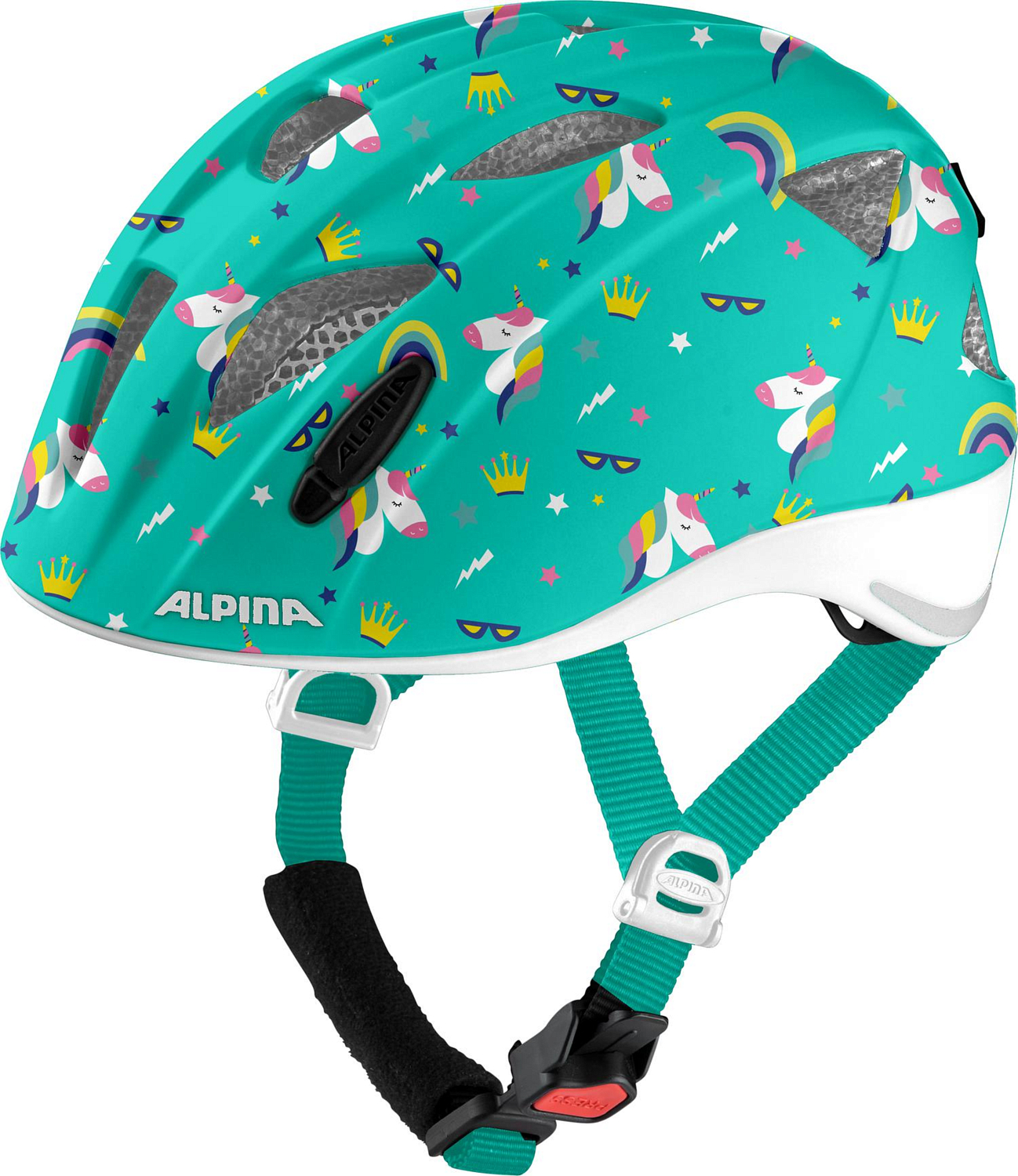 Велошлем ALPINA Ximo Flash Unicorn Gloss