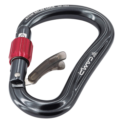 Карабин Camp Atom Belay Lock Gun Metal