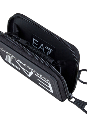 Кошелек EA7 Emporio Armani Zip Around Wa Black/White Logo