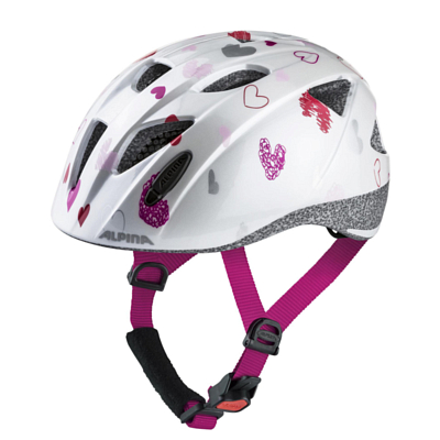 Велошлем ALPINA Ximo White Hearts Gloss