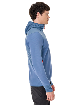 Флисовая куртка Salewa Puez Waffle Hybyrid Hooded Java Blue