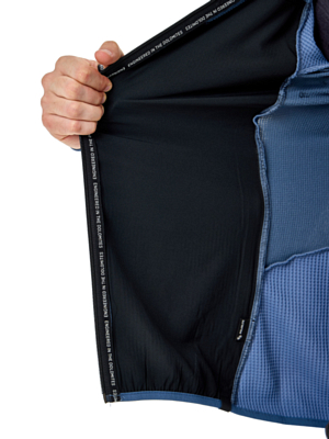 Флисовая куртка Salewa Puez Waffle Hybyrid Hooded Java Blue