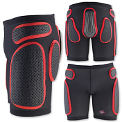Защитные шорты NIDECKER Soft Padded Shorts Black/Red