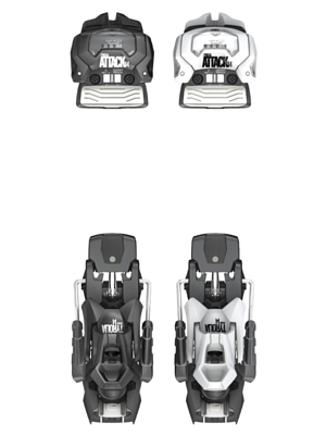 Горнолыжные крепления TYROLIA Attack 14 Gw Brake 110 [A] Black/White